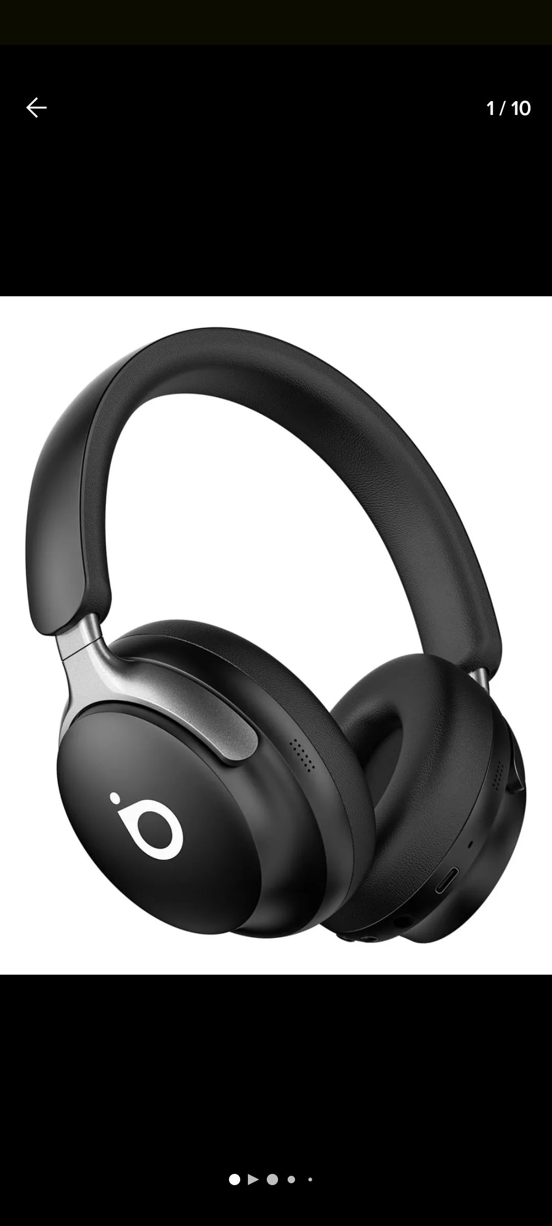 Fone de Ouvido Bluetooth ANC com redução de ruídos